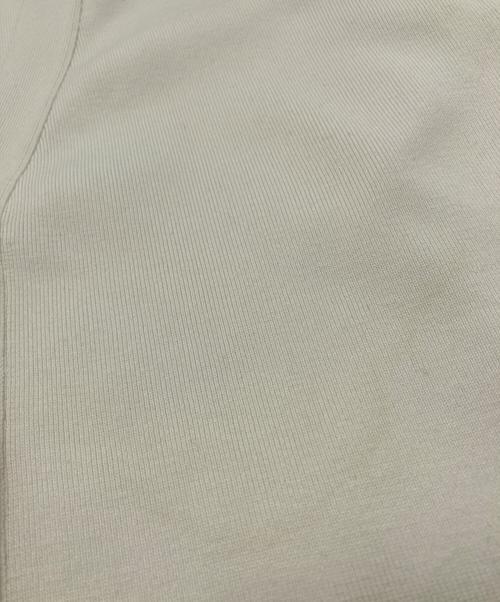 ebure（エブール）ebure (エブール) Vネック コットン シルク カーディガン ホワイト サイズ:サイズ詳細参照の古着・服飾アイテム