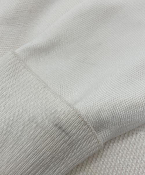 ebure（エブール）ebure (エブール) Vネック コットン シルク カーディガン ホワイト サイズ:サイズ詳細参照の古着・服飾アイテム