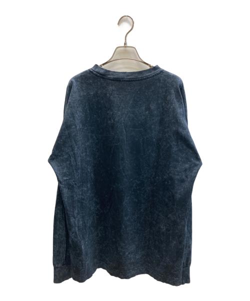 DIESEL（ディーゼル）DIESEL (ディーゼル) ブリーチ加工カットソー ネイビー サイズ:Sの古着・服飾アイテム