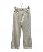 upper hightsアッパーハイツ）の古着「THE TAYLOR ザ・テイラー　デニムパンツ」｜アイボリー