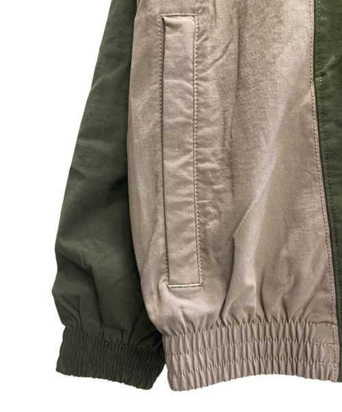 NIKE SB（ナイキエスビー）NIKE SB (ナイキエスビー) Full Zip Woven Skateboarding Jacket グリーン×カーキ サイズ:SIZE L 未使用品の古着・服飾アイテム