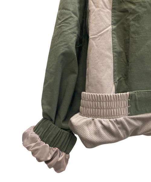 NIKE SB（ナイキエスビー）NIKE SB (ナイキエスビー) Full Zip Woven Skateboarding Jacket グリーン×カーキ サイズ:SIZE L 未使用品の古着・服飾アイテム