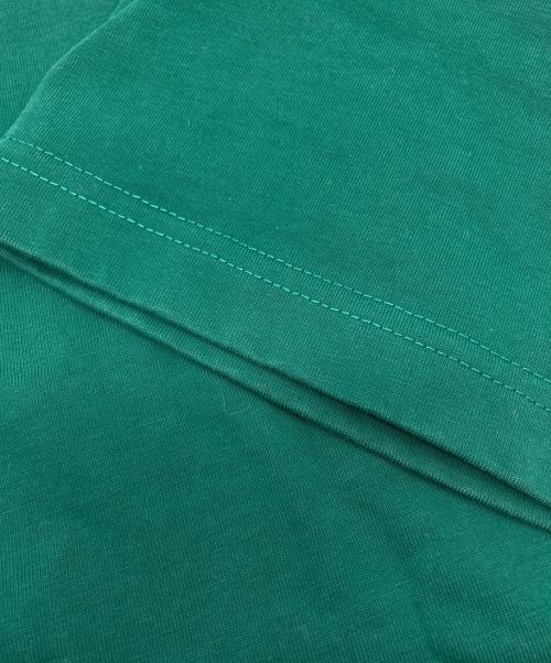 AMI Alexandre Mattiussi（アミアレクサンドルマテュッシ）AMI Alexandre Mattiussi (アミアレクサンドルマテュッシ) ロゴワッペンTシャツ グリーン サイズ:SIZE Sの古着・服飾アイテム