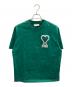 AMI Alexandre Mattiussi（アミアレクサンドルマテュッシ）の古着「ロゴワッペンTシャツ」｜グリーン