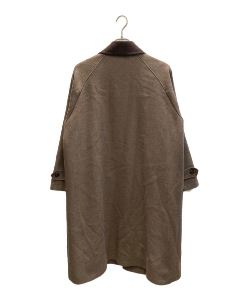 JOURNAL STANDARD relume（ジャーナルスタンダード レリューム）JOURNAL STANDARD relume (ジャーナルスタンダード レリューム) HIGH LAND WOOL バルマカーンコート ブラウン サイズ:SIZE Mの古着・服飾アイテム