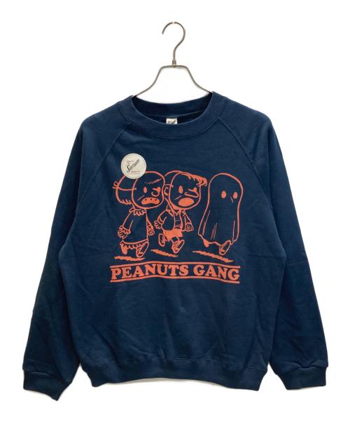 sports wear（スポーツウェア）sports wear (スポーツウェア) JOURNAL STANDARD relume (ジャーナルスタンダード レリューム) 別注 カラークルーネックスウェット ネイビー サイズ:SIZE M 未使用品の古着・服飾アイテム