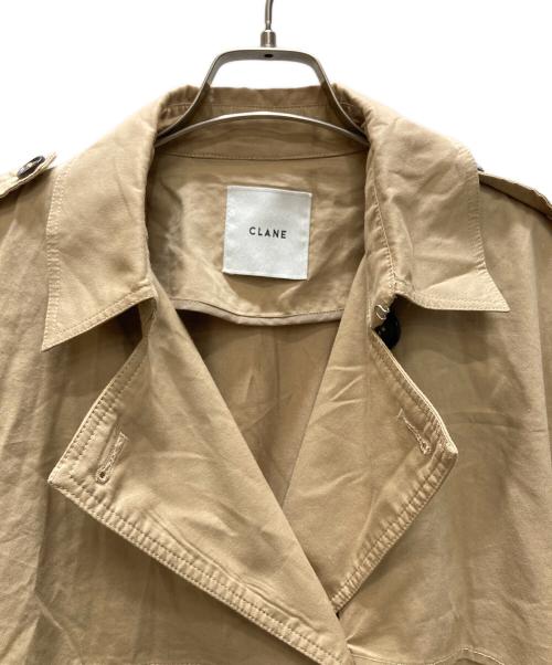 CLANE（クラネ）CLANE (クラネ) EMBROIDERY TRENCH COAT ブラウン サイズ:1の古着・服飾アイテム