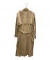 CLANE (クラネ) EMBROIDERY TRENCH COAT ブラウン サイズ:1：3500円
