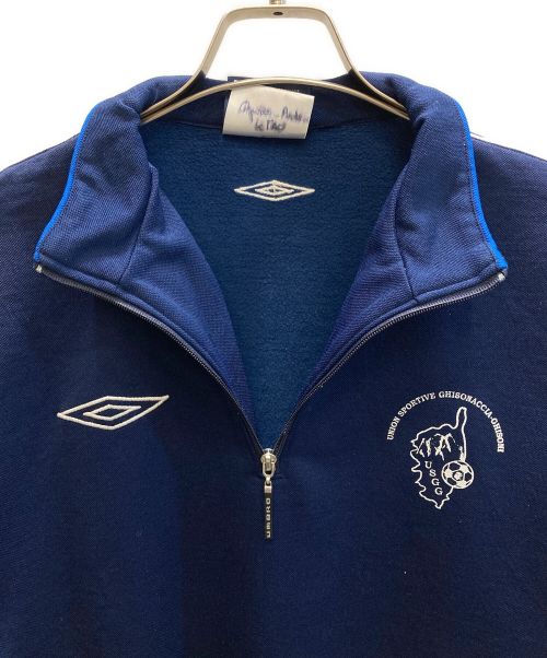 UMBRO（アンブロ）UMBRO (アンブロ) 90's ハーフジップスウェット ネイビー サイズ:SIZE Sの古着・服飾アイテム