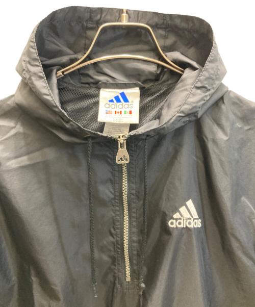 adidas（アディダス）adidas (アディダス) 90's ナイロンパーカー ブラック サイズ:Lの古着・服飾アイテム
