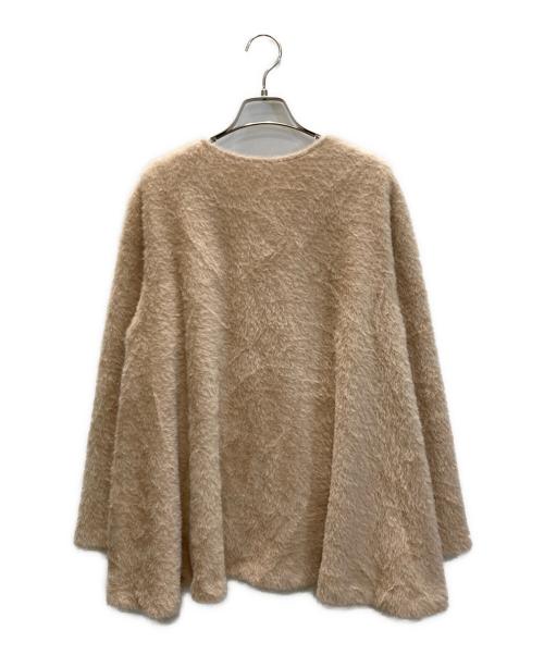 C+（シー）C+ (シー) シャギー × メモリータフタ チュニック ベージュ サイズ:SIZE 38 未使用品の古着・服飾アイテム