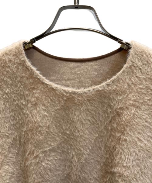 C+（シー）C+ (シー) シャギー × メモリータフタ チュニック ベージュ サイズ:SIZE 38 未使用品の古着・服飾アイテム