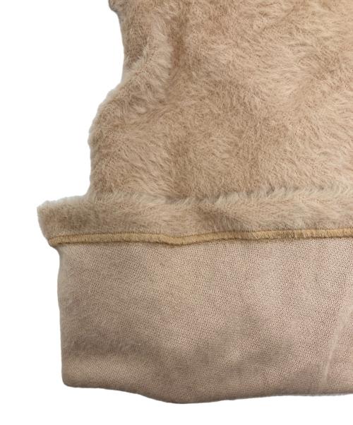 C+（シー）C+ (シー) シャギー × メモリータフタ チュニック ベージュ サイズ:SIZE 38 未使用品の古着・服飾アイテム