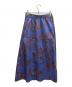 mylanka (ミランカ) ファジープリントタイプライタースカート ブルー サイズ:SIZE 38 未使用品：3980円