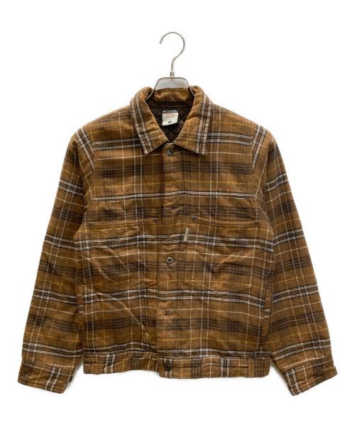 Columbia（コロンビア）Columbia (コロンビア) 中綿チェックジャケット ブラウン サイズ:SIZE XSの古着・服飾アイテム