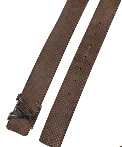 LOUIS VUITTON（ルイ ヴィトン）LOUIS VUITTON (ルイ ヴィトン) ダミエ サンチュール ブラウン サイズ:SIZE 95の古着・服飾アイテム