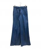 HYKEハイク）の古着「コットンフレアパンツ」｜インディゴ