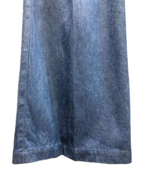 HYKE（ハイク）HYKE (ハイク) コットンフレアパンツ インディゴ サイズ:SIZE 1の古着・服飾アイテム