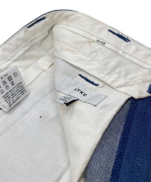 HYKE（ハイク）HYKE (ハイク) コットンフレアパンツ インディゴ サイズ:SIZE 1の古着・服飾アイテム
