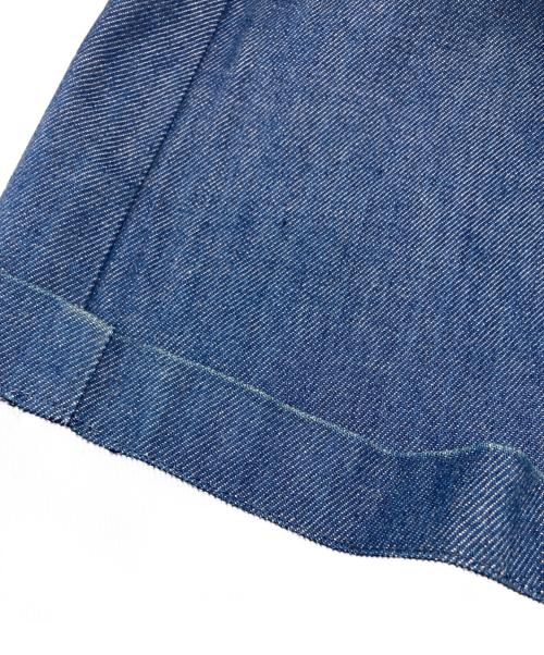 HYKE（ハイク）HYKE (ハイク) コットンフレアパンツ インディゴ サイズ:SIZE 1の古着・服飾アイテム