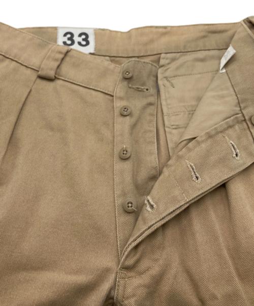 waiper（ワイパー）waiper (ワイパー) ツータック チノトラウザー ベージュ サイズ:33の古着・服飾アイテム