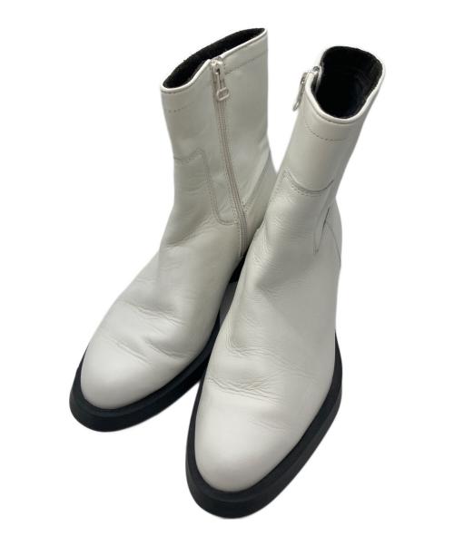 CAMPER（カンペール）CAMPER (カンペール) アンクルカットブーツ ホワイト サイズ:38の古着・服飾アイテム