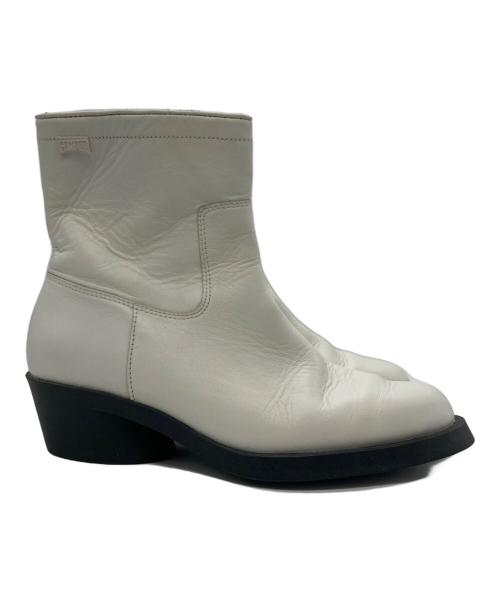 CAMPER（カンペール）CAMPER (カンペール) アンクルカットブーツ ホワイト サイズ:38の古着・服飾アイテム