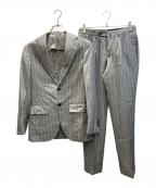 ERMENEGILDO ZEGNAエルメネジルド・ゼニア）の古着「ストライプセットアップ」｜グレー