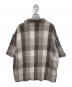 UNUSED (アンユーズド) Check short sleeve shirt ブラウン サイズ:SIZE 3：8000円