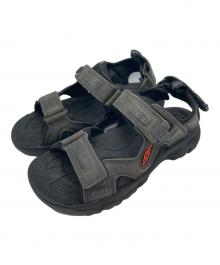 KEEN（キーン）の古着「TARGHEE III OPEN TOE SANDAL」｜ブラック