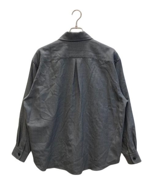 Traditional Weatherwear（トラディショナルウェザーウェア）Traditional Weatherwear (トラディショナルウェザーウェア) SHIRT 001 / ロングスリーブ シャツ グレー サイズ:SIZE Mの古着・服飾アイテム