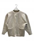 LAGUNA MOONラグナムーン）の古着「CHNラクーンニットカーディガン」｜ベージュ