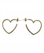 philippe audibert×UNITED ARROWSフィリップオーディベール×ユナイテッドアローズ）の古着「別注ABOTT ハートピアス」｜ゴールド