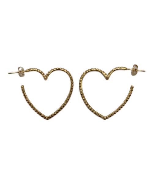 philippe audibert（フィリップオーディベール）philippe audibert (フィリップオーディベール) UNITED ARROWS (ユナイテッドアローズ) 別注ABOTT ハートピアス ゴールドの古着・服飾アイテム