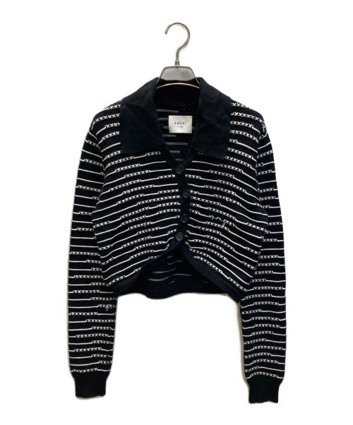Ameri（アメリ）Ameri (アメリ) ニットカーディガン ブラック サイズ:Fの古着・服飾アイテム