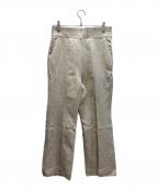 CHAOSカオス）の古着「ウールリネンヘリンボーンパンツ」｜アイボリー