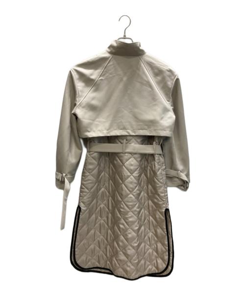 UNITED TOKYO（ユナイテッドトーキョー）UNITED TOKYO (ユナイテッドトーキョー) ミクスチャーキルティングコート ベージュ サイズ:FREEの古着・服飾アイテム