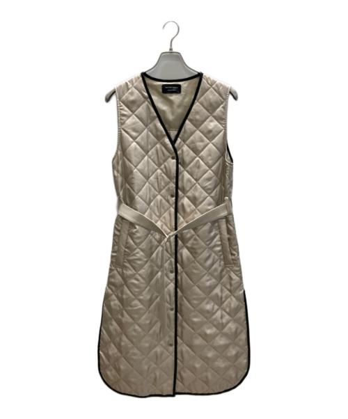 UNITED TOKYO（ユナイテッドトーキョー）UNITED TOKYO (ユナイテッドトーキョー) ミクスチャーキルティングコート ベージュ サイズ:FREEの古着・服飾アイテム