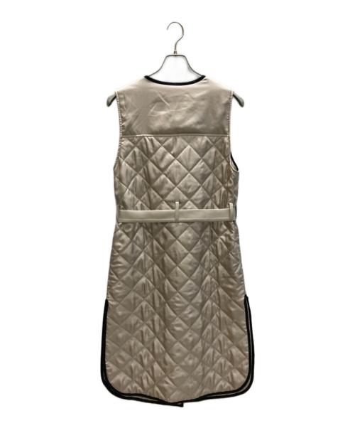 UNITED TOKYO（ユナイテッドトーキョー）UNITED TOKYO (ユナイテッドトーキョー) ミクスチャーキルティングコート ベージュ サイズ:FREEの古着・服飾アイテム