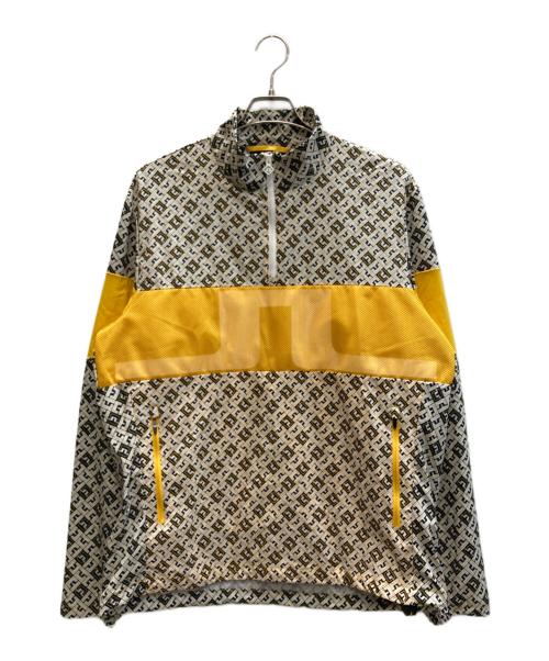 J. LINDEBERG（ジェイリンドバーグ）J. LINDEBERG (ジェイリンドバーグ) メッシュブリッジウィンドブレーカー イエロー サイズ:Lの古着・服飾アイテム