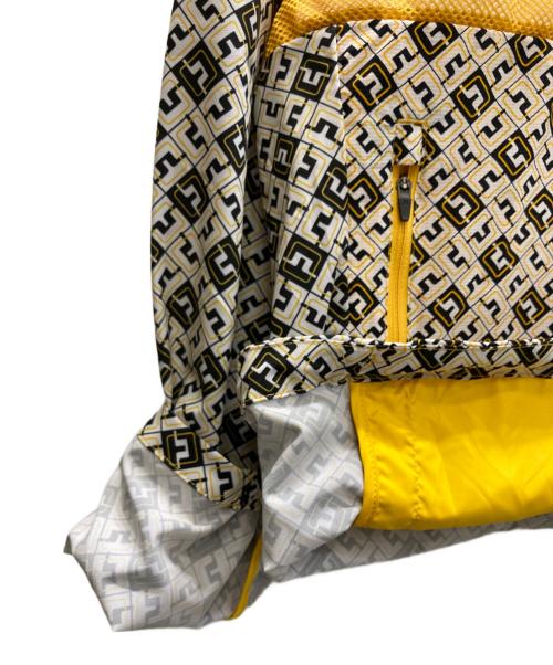 J. LINDEBERG（ジェイリンドバーグ）J. LINDEBERG (ジェイリンドバーグ) メッシュブリッジウィンドブレーカー イエロー サイズ:Lの古着・服飾アイテム