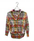 Frank&Eileenフランクアンドアイリーン）の古着「EILEEN リネンチェックシャツ」｜マルチカラー