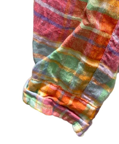 Frank&Eileen（フランクアンドアイリーン）Frank&Eileen (フランクアンドアイリーン) EILEEN リネンチェックシャツ マルチカラー サイズ:XSの古着・服飾アイテム