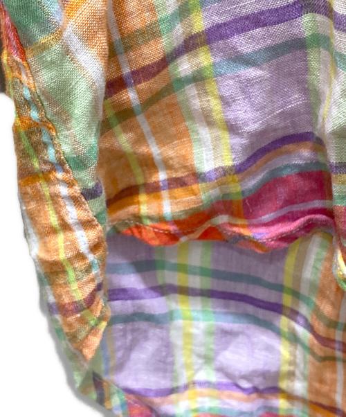 Frank&Eileen（フランクアンドアイリーン）Frank&Eileen (フランクアンドアイリーン) EILEEN リネンチェックシャツ マルチカラー サイズ:XSの古着・服飾アイテム