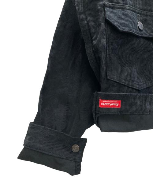 LEVI'S（リーバイス）LEVI'S (リーバイス) UNDERCOVER (アンダーカバー) コンバーチブル トラッカージャケット ブラック サイズ:SIZE Mの古着・服飾アイテム