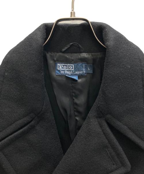 POLO RALPH LAUREN（ポロ・ラルフローレン）POLO RALPH LAUREN (ポロ・ラルフローレン) Pコート ブラック サイズ:SIZE Lの古着・服飾アイテム