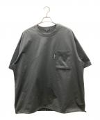 COMME des GARCONS HOMMEコムデギャルソン オム）の古着「エステルハイゲージ天竺Tシャツ」｜グレー