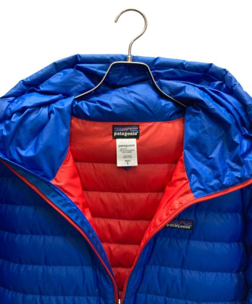 Patagonia（パタゴニア）Patagonia (パタゴニア) 00's ダウンセーターフーディ/Down Sweater Hoody ブルー サイズ:Sの古着・服飾アイテム