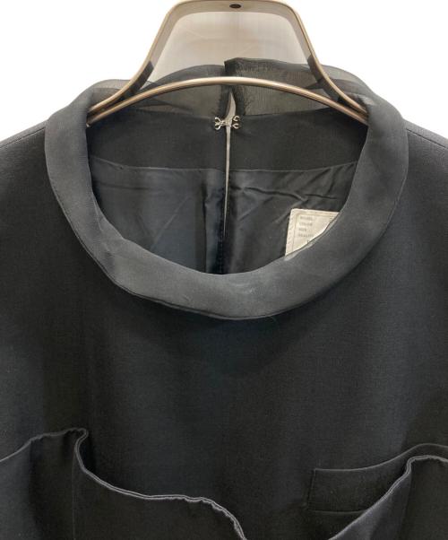 sacai（サカイ）sacai (サカイ) Suiting Mix Dress ブラック サイズ:SIZE 1の古着・服飾アイテム