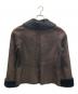 LOEWE (ロエベ) スウェードジャケット ブラウン サイズ:44：20000円